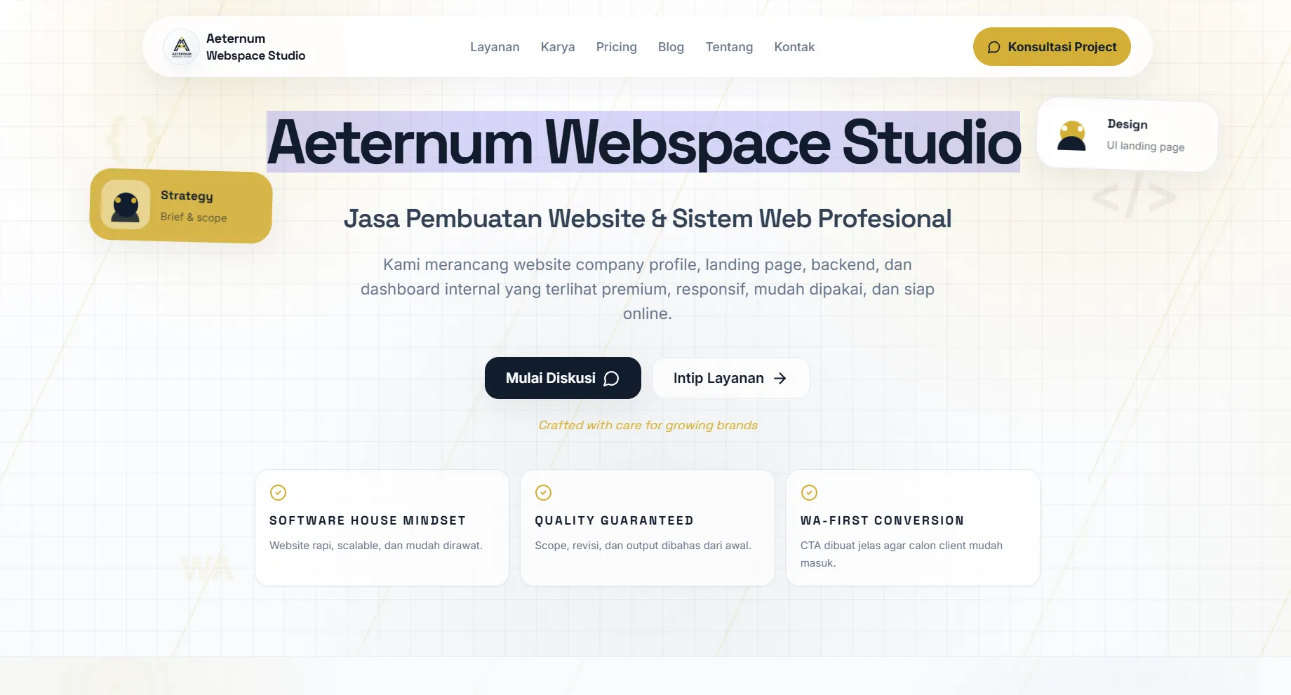 Aeternum Webspace Studio screenshot 1 of 3