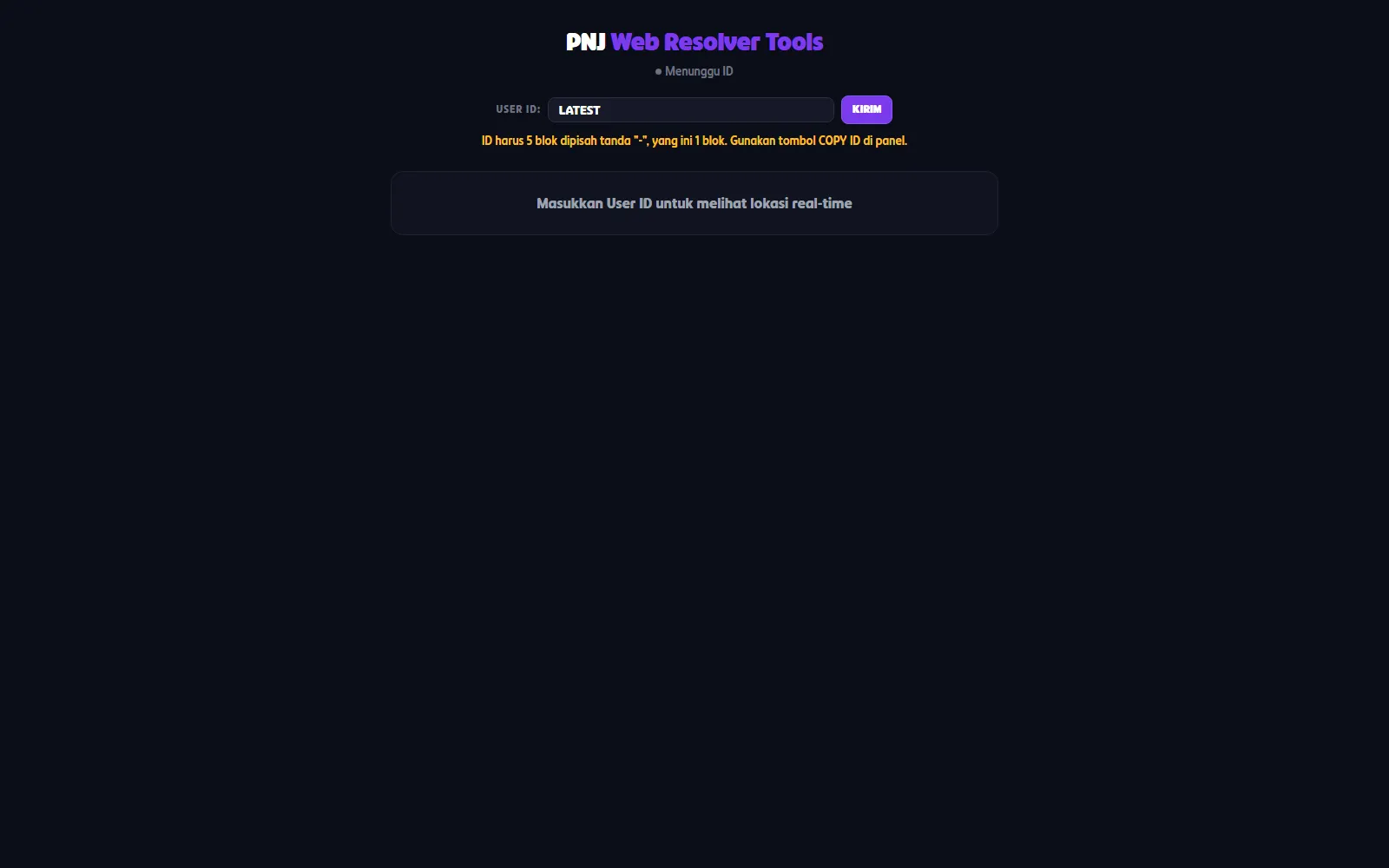 GeoResolver Web screenshot 1 of 1