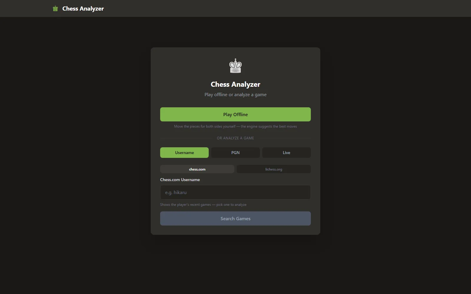 Chess Analyzer screenshot 1 of 1