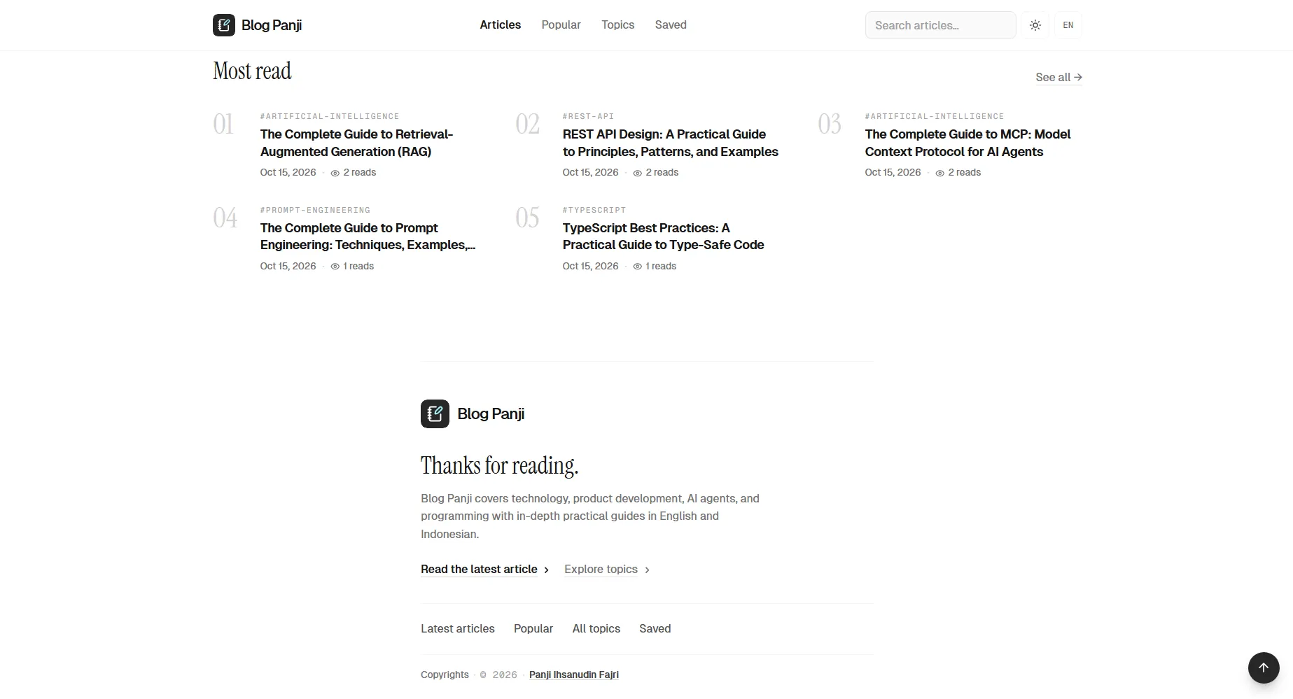 Blog Panji screenshot 3 of 3
